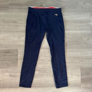 Tracksmith Turnover Crop Tights - Navy